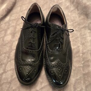Rockport Black Leather Men's Oxfords